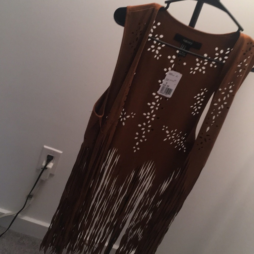 suede vest